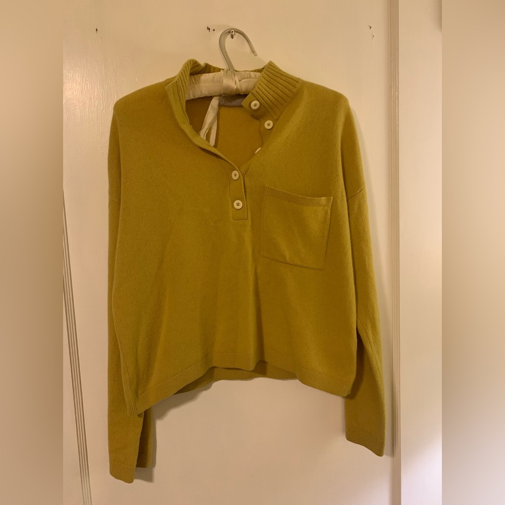 Everlane cashmere mockneck sweater size medium
